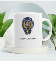 Polise Hediye Kupa Bardak Beyaz 001