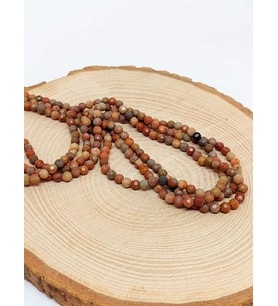Jasper Taşı Faset Kesim Dizi 4mm (44520)