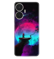 Realme C55 Kılıf Resimli Desenli Silikon Platinium Series Lost Warrior 1840
