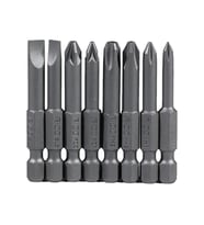 Rico 005-KK1130 Yıldız Düz Bits Uç Seti Ph+Pz+Sl 8 Parça 50 mm
