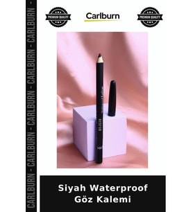 Özel Üretim Suya Dayanıklı Kömür Siyahı Makyaj Siyah Waterproof Göz Kalemi