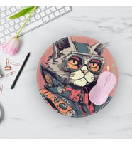 Kedi Figürlü Mouse Pad (Model 6)