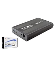 3.5 Inç Sata Hdd Harici Disk Kutusu Usb 3.0 - Siyah HDX1756