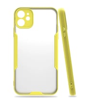 Newface Apple iPhone 11 Kılıf Platin Silikon - Sarı