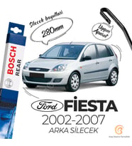 Bosch Rear Arka Silecek Ford Fiesta 2002-2007 ile uyumlu (Siyah)