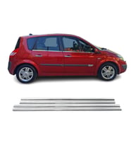 Renault Scenic Krom Cam Çıtası 4 Prç. 2005-2009 Paslanmaz Çelik