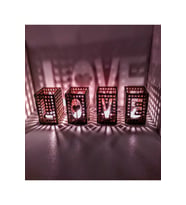 Bilge Sevgililer Günü Sevgiliye Hediye Ev Hediyesi Ahşap Dekorasyon Love Mumluk (Akçaağaç)