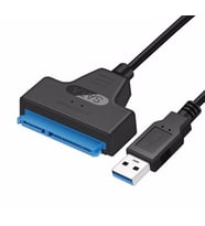 Concord C586 2.5 3.5 Inçsata Hdd Ssd Harddisk Çevirici Dönüştürücü Disk Kablosu (Siyah)