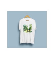 Oversize Maçka parkı tasarım unisex T-shirt