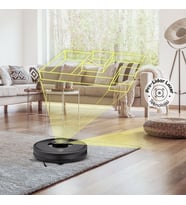 Karaca Vantuz Off-Road RS007 2 in 1 Mop And Vacuum Konuşan Robot Süpürge