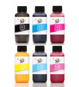 QC Epson L800 Süblimasyon Mürekkebi PRO Serisi 100ml Set 6 Renk