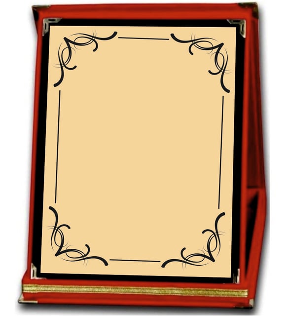 Plaket Ödül Derece Başarı Anı Hediye Plaketleri (Mat Altın)