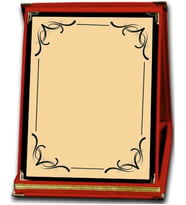 Plaket Ödül Derece Başarı Anı Hediye Plaketleri (Mat Altın)