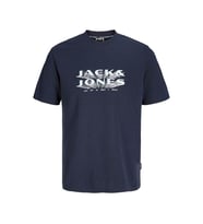 Jack & Jones Jcofusıon Jj Brandıng Tee Ss Crew Neck Lacivert Erkek T-Shirt 12289880