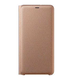 Galaxy A7 2018 ile Uyumlu Wallet Cover Kılıf Altın EF-WA7500PFEGWW