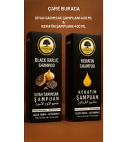 Siyah Sarımsak Şampuanı (400 Ml) + Keratin Şampuanı (400 Ml)