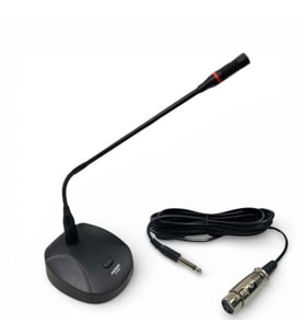 Rose R-502M Kablolu Masaüstü Kürsü Mikrofonu Ding Donglu