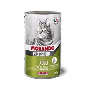 Morando Dana Etli Kedi Konservesi Ezme Pate 400gr x 24 Adet