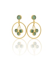 Kadir Jewellery 22 Ayar Altın Kaplama Vintage Küpe -El İşçiliği Ve Hipoalerjenik Küpe