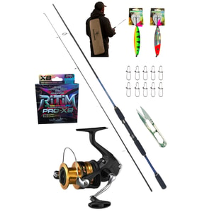 Powerex Prospin 270cm 10-30gr Fx 4000 Metal Kafa Spin Olta Seti