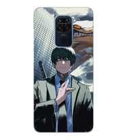 Xiaomi Redmi NOTE 9 Uyumlu Chainsaw Man Tasarımlı Şeffaf Telefon Kılıfı