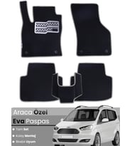 FORD COURIER (2013-2023) Uyumlu EVA Paspas Tam Set–Araca Özel,Su Geçirmez,Kolay Montaj