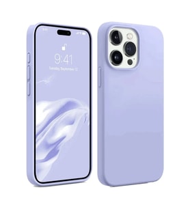 Durukar® iPhone 15 Pro Kılıf First Silikon - Lila