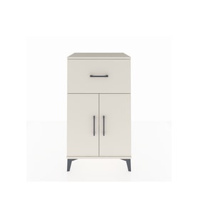 Hyperion Komodin Tek Raflı Tek Çekmeceli 2 Kapaklı 60x44x106 Aytaşı-Aytaşı