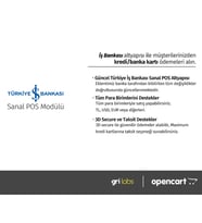 OpenCart - Türkiye İş Bankası Sanal POS Modülü