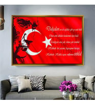 Altın Çerçeveli dekoratif tablo l1170 (Gold)