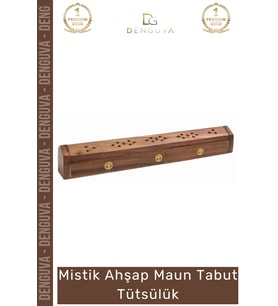 #Tütsülük Doğal Mistik Dekoratif Aromaterapi Meditasyon Yoga Tasarım Ahşap Maun Tabut Tütsülük