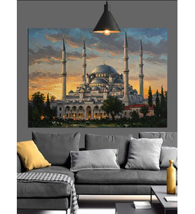 Sultanahmet Camii İstanbul Dekoratif Kanvas - Mdf Ahşap Tablo