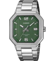 Casio MTP-B195D-3AVDF Çelik Kordon Yeşil Kadran 5 ATM Metalik Renk Erkek Kol Saati