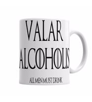VALAR ALCOHOLIS    Kupa Bardak Porselen