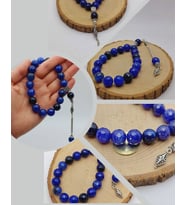 Akik Taşı Faset Kesim 17lik Efe Tesbih 14mm (54382)