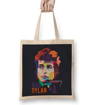 Bob Dylan In Pop Art Bez Çanta Uzun Saplı