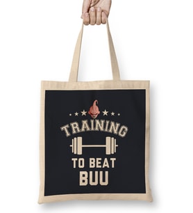 Dragon Ball Z Training To Beat Buu Bez Çanta Uzun Saplı