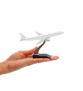 Zekupp - Maket Uçak - Airbus A330-300 1/400 Metal Gövde - BEYAZ ÖZEL TASARIM Model Uçak