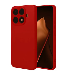 Mi 15T Pro Nano içi Kadife Silikon - Kırmızı