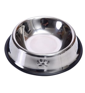 Markapet Pati Desenli Çelik Mama ve Su Kabı 8 Oz 250 ml 15 cm