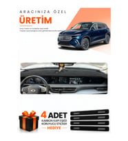 TOGG T10X (2023-2026) Uyumlu Torpido Koruma Örtüsü Oto Kılıfı - Siyah