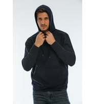 Erkek Kapşonlu Regular Fit Brooklyn Baskılı İnce Sweatshirt SPR22SW161
