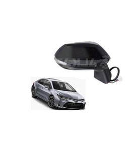 Toyota Corolla 2019-2024 Elektrikli Otomatik Katlanır Ayna Komple Sağ