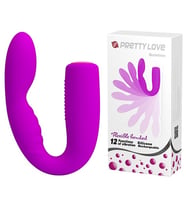 Pretty Love Quintion Çift Motorlu G noktası Uyarıcılı Titreşimli Mastürbatör