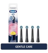Oral-B iO Gentle Care Siyah Diş Fırçası Yedek Başlığı 4 Adet