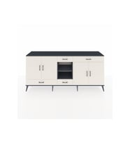 Hyperion Konsol 5 Raflı 4 Çekmeceli 4 Kapaklı 220x44x99 Antrasit-Aytaşı
