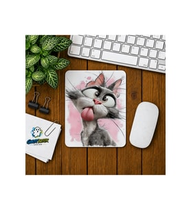 Kedi Baskılı Oyuncu Mousepad 0125