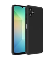 Samsung Galaxy A06 Kılıf İçerisinden Kartlık Hazneli Vitra Kapak (Siyah)