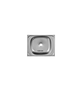 ARÇE 40X50 Paslanmaz Krom Evye Lavabo