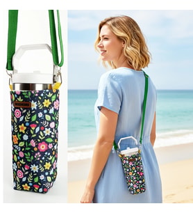 Woodycord 1 Litrelik Matara Kılıfı Su Şişesi Taşıma Çantası Water Bottle Bag